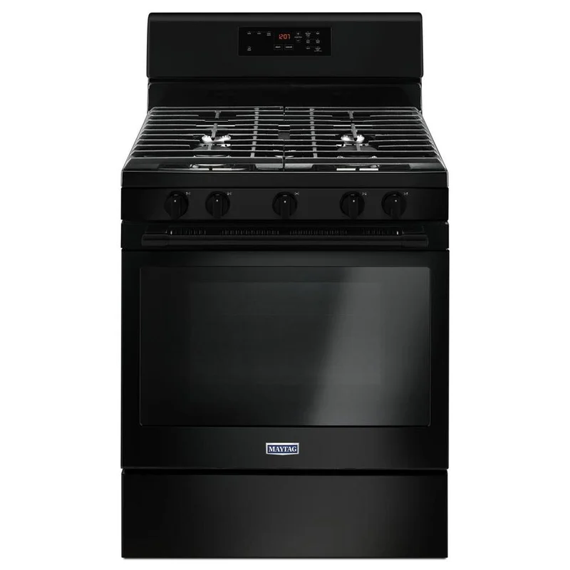 Maytag - 5 cu. ft Gas Range in Black - MGR6600FB Black