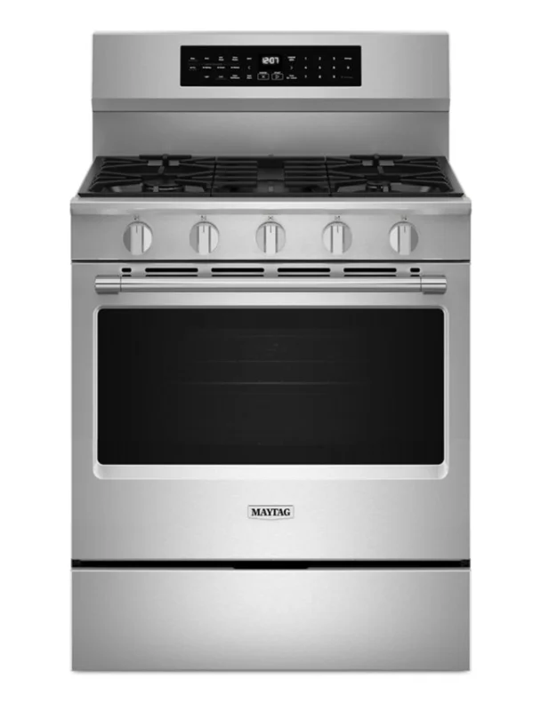 Maytag - 5 cu. ft Gas Range in Stainless - MFGS8030RZ Stainless