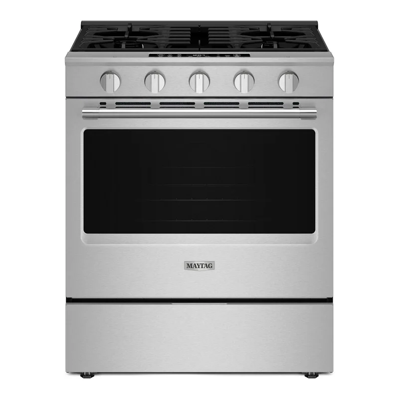Maytag - 5 cu. ft Gas Range in Stainless - MSGS7030SZ Stainless