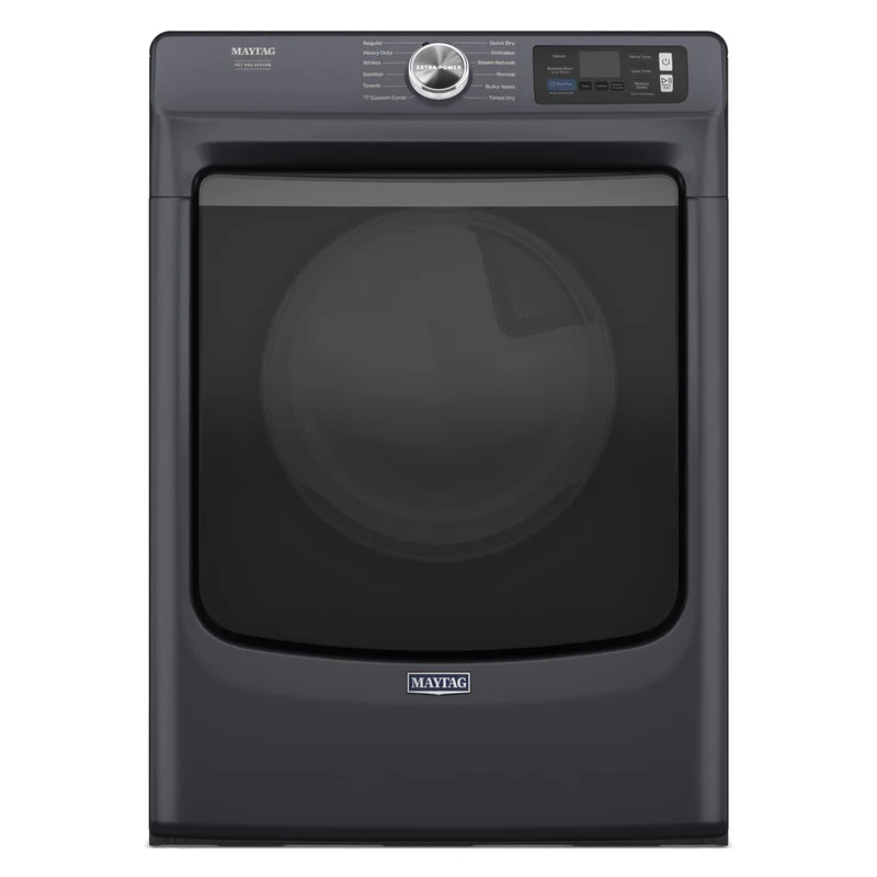 Maytag - 7.3 cu. Ft Gas Dryer in Midnight Steel - MGD7020RF Midnight Steel