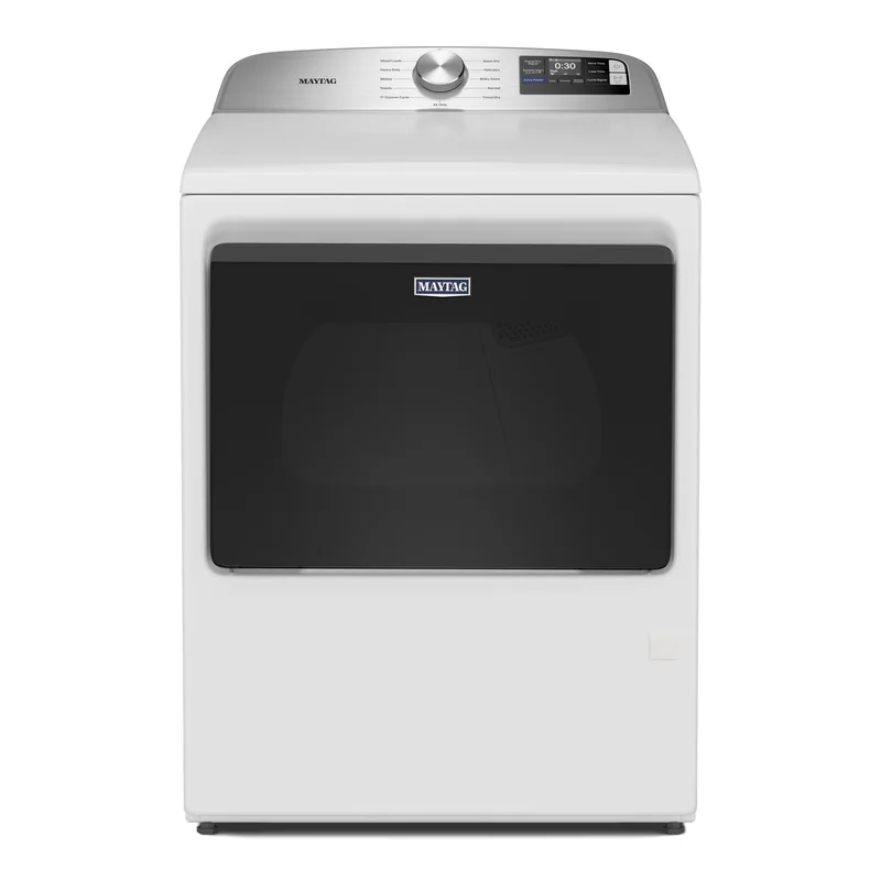 Maytag - 7.4 cu. Ft Vented Electric Dryer in White - YMED6205RW White
