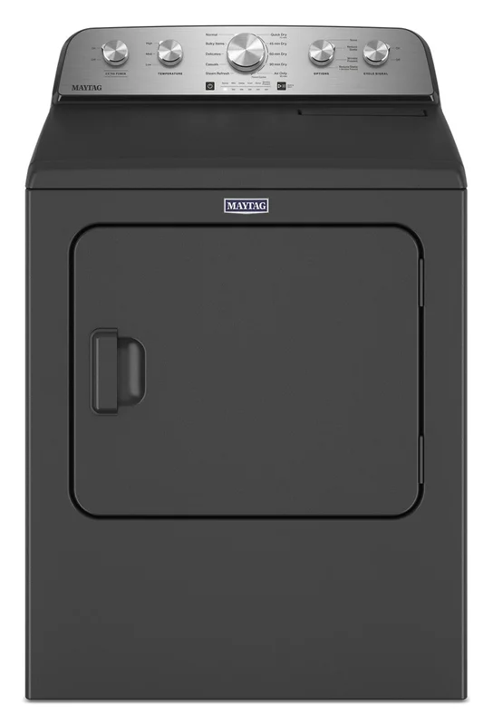 Maytag - 7 cu. Ft Electric Dryer in Volcano Black - YMED5430PBK Black