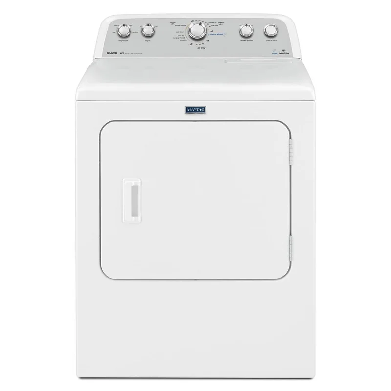 Maytag - 7 cu. Ft Electric Dryer in White - YMEDX6STBW White