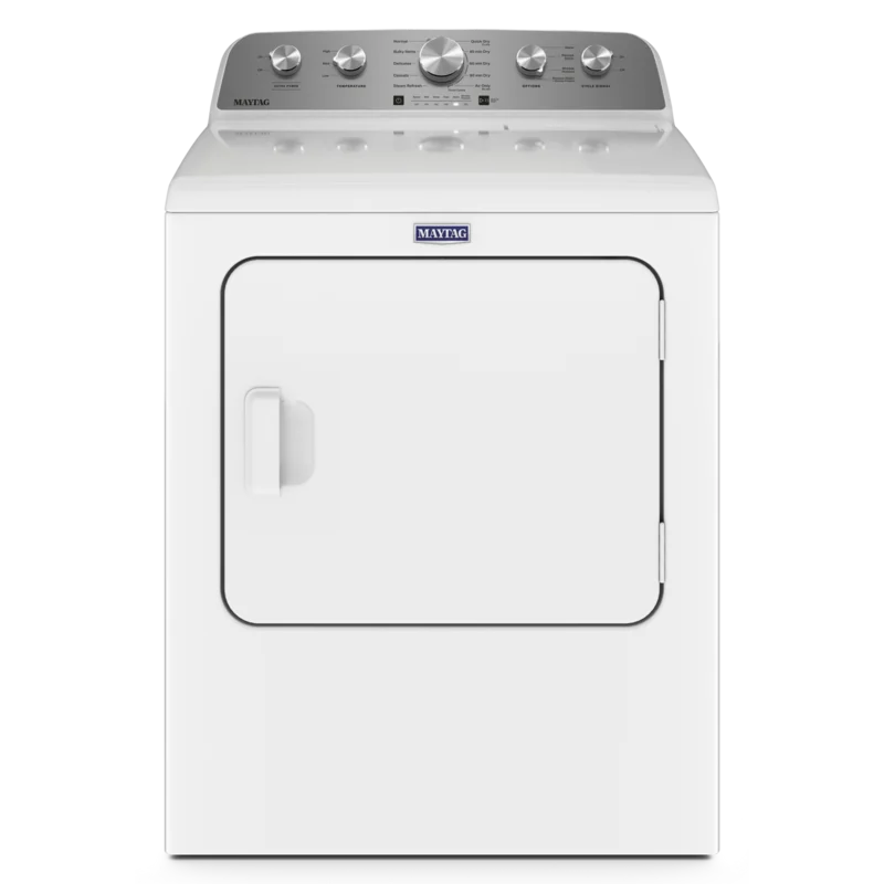 Maytag - 7 cu. Ft Gas Dryer in White - MGD5430MW White
