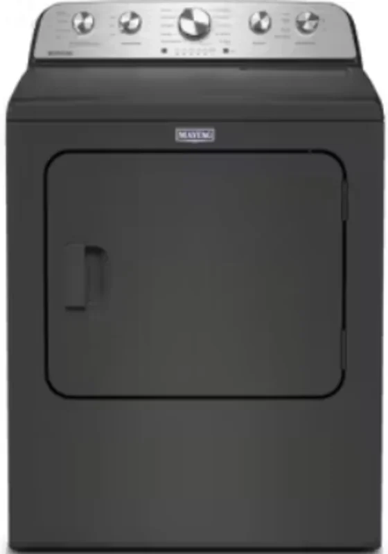 Maytag - 7 cu. Ft Vented Electric Dryer in Black - YMED5605RU Black