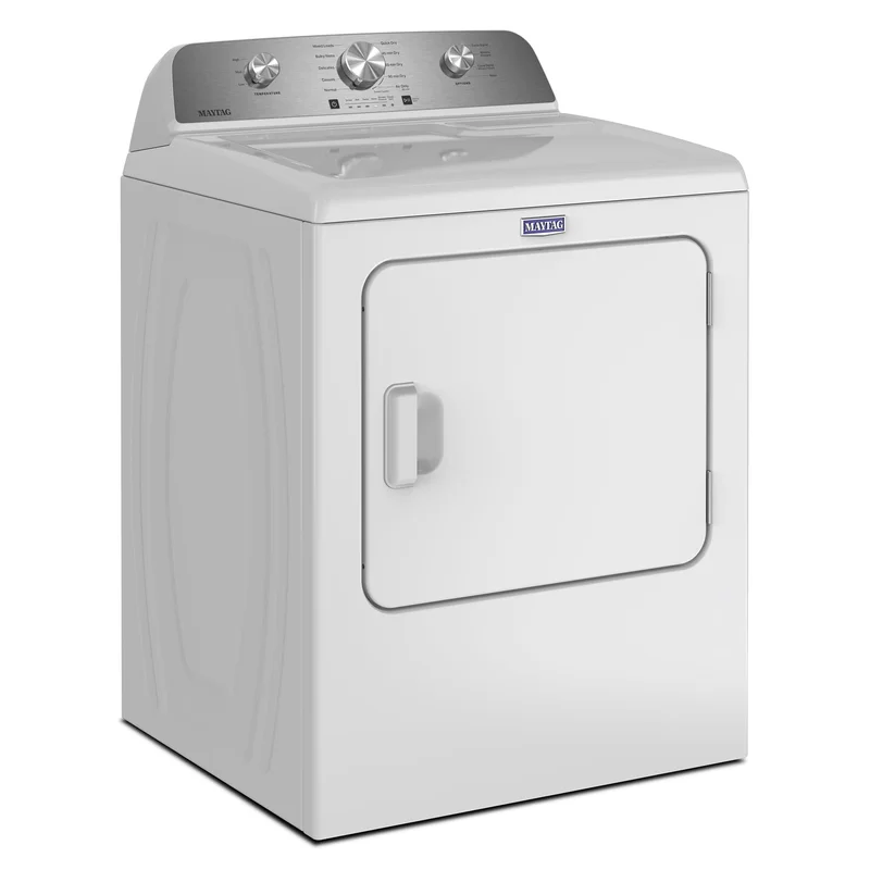 Maytag - 7 cu. Ft Vented Electric Dryer in White - MGD4205SW White