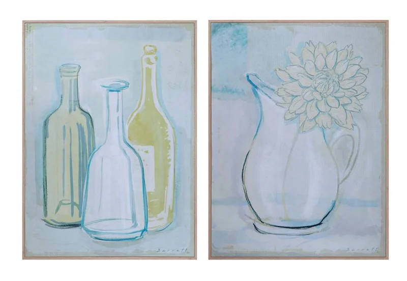MDF Framed Wall Decor with Still Life