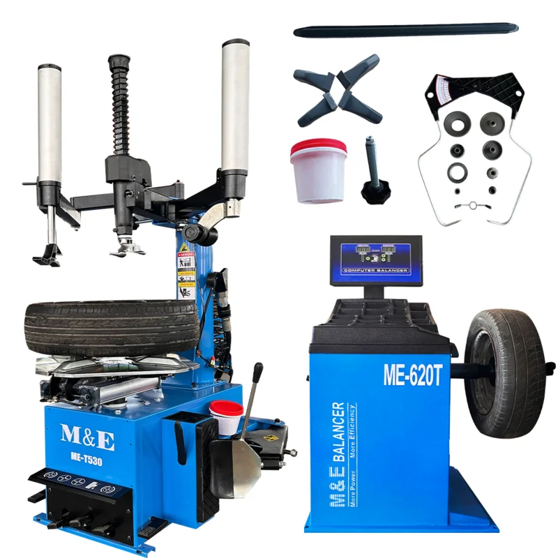ME-T530Z Tire Changer & ME-B620 Wheel Balancer Combo