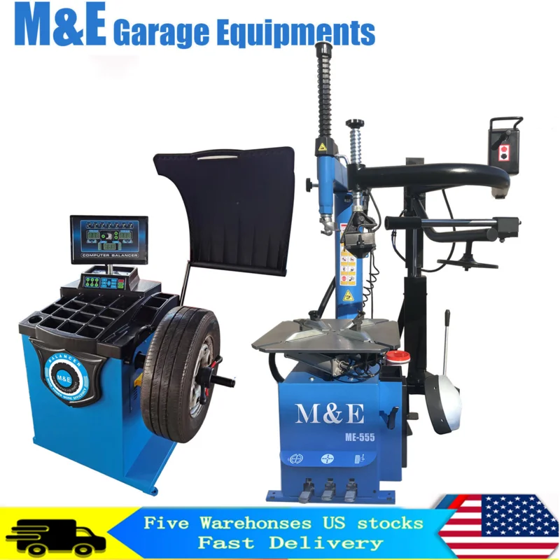 ME-T555 Tire Changer & ME-650 Wheel Balancer Combo