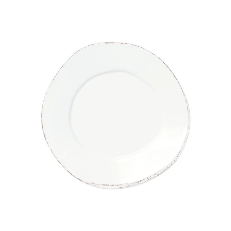 Melamine Lastra White Salad Plate