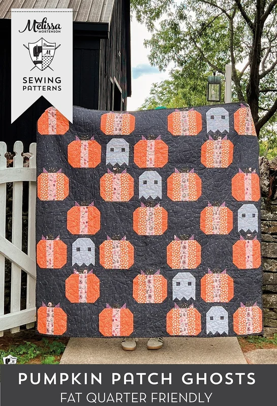 Melissa Mortenson Sewing Patterns: PUMPKIN PATCH GHOSTS Pattern
