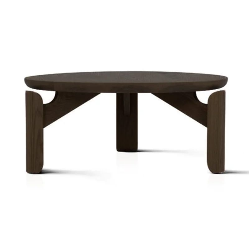 Mesa 32" Round Coffee Table, Ebony