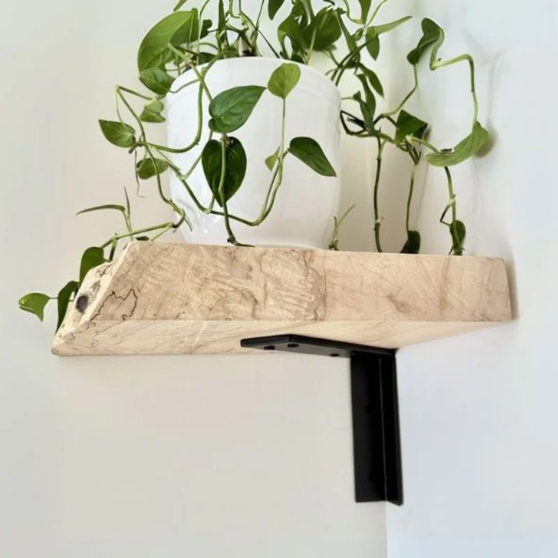Metal L Bracket for Corner Shelves