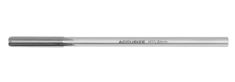 Metric ANSI HSS M2 Straight Flute Chucking Reamers, Straight Shank, Right Hand