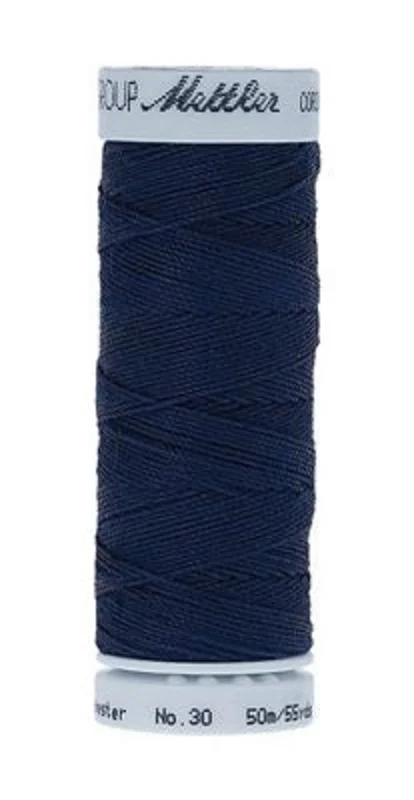 Mettler CORDONNET: 30wt Polyester-Night Blue 0823