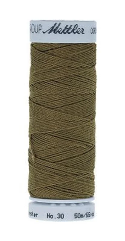 Mettler CORDONNET: 30wt Polyester-Olive Drab 0420