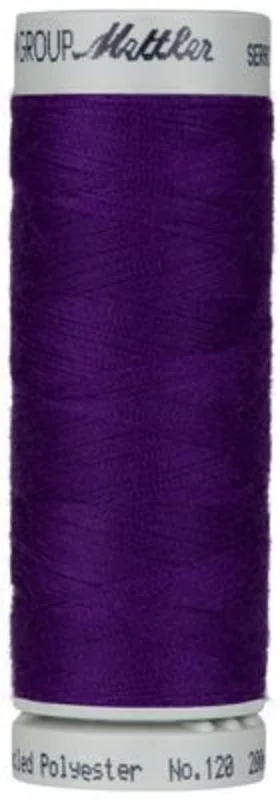 Mettler SERACYCLE: 50wt 100% Recycled Poly-Deep Purple 0046