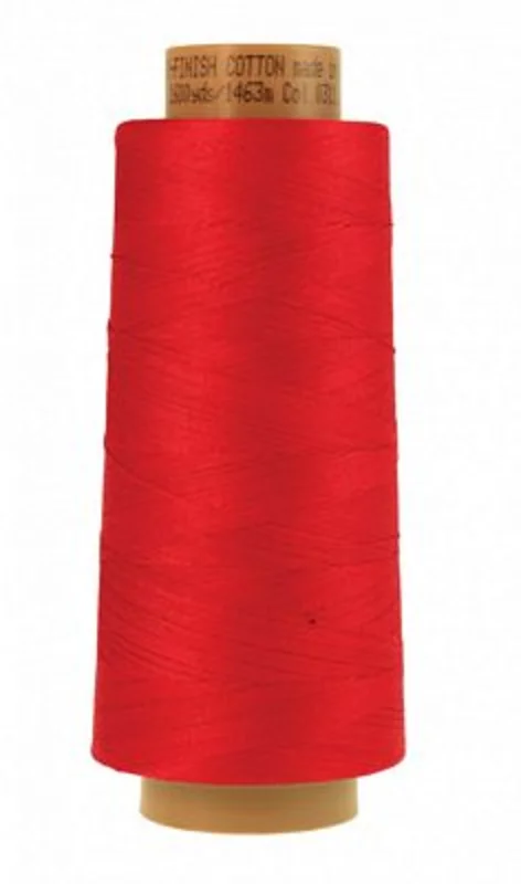 Mettler SILK-FINISH COTTON 40: 1600yd-Country Red 0504
