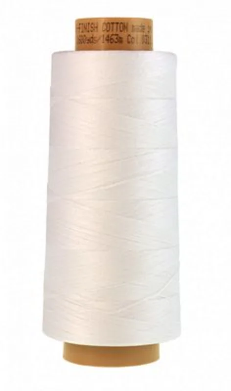 Mettler SILK-FINISH COTTON 40: 1600yd-White 2000