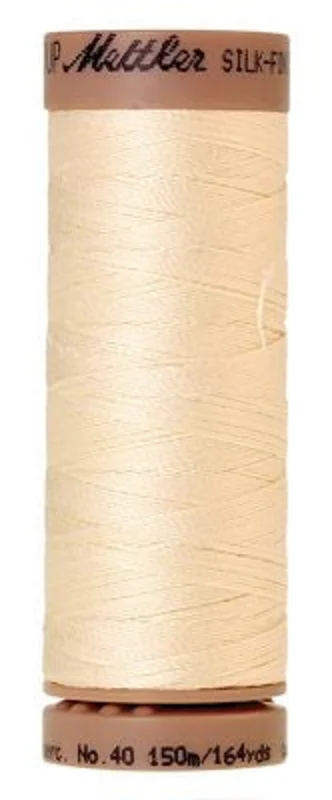 Mettler SILK-FINISH COTTON 40: 164yd-Antique White 3612