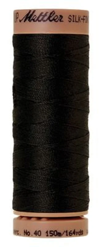 Mettler SILK-FINISH COTTON 40: 164yd-Black 4000