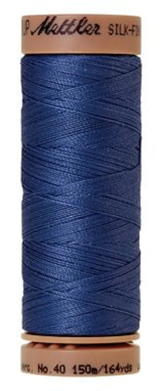 Mettler SILK-FINISH COTTON 40: 164yd-Cobalt Blue 0815