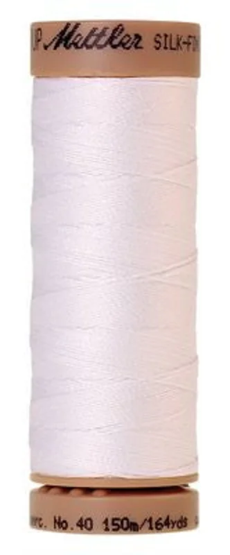 Mettler SILK-FINISH COTTON 40: 164yd-White 2000