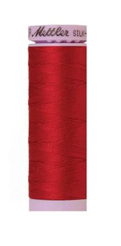 Mettler SILK-FINISH COTTON 50: 164yd-Country Red 0504