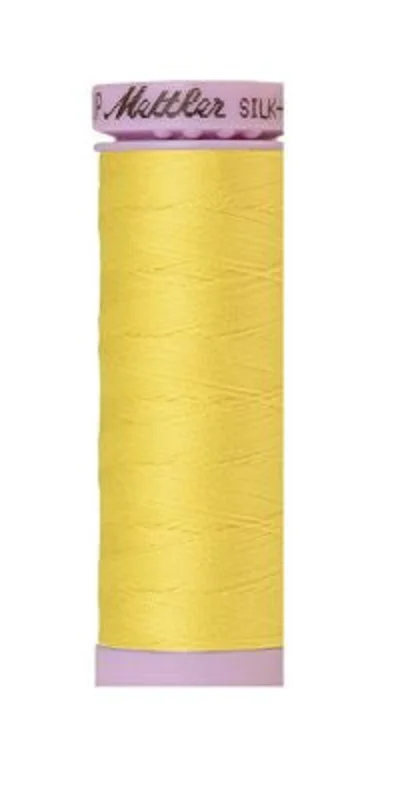 Mettler SILK-FINISH COTTON 50: 164yd-Lemon Zest 3507