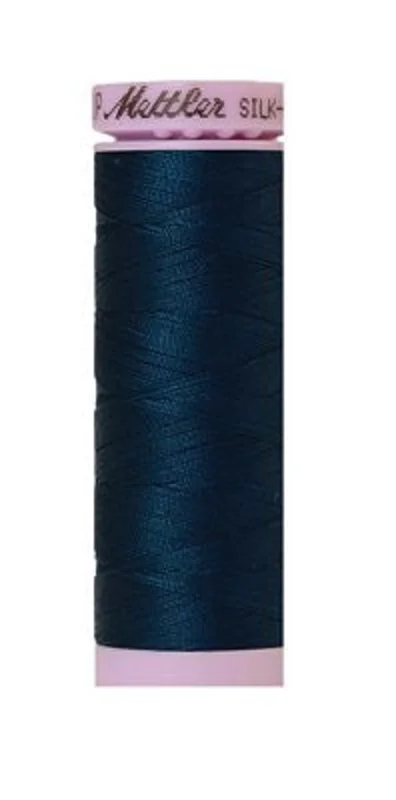 Mettler SILK-FINISH COTTON 50: 164yd-Slate Blue 0807