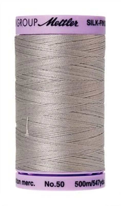 Mettler SILK-FINISH COTTON 50: 547yd-Ash Mist 0331