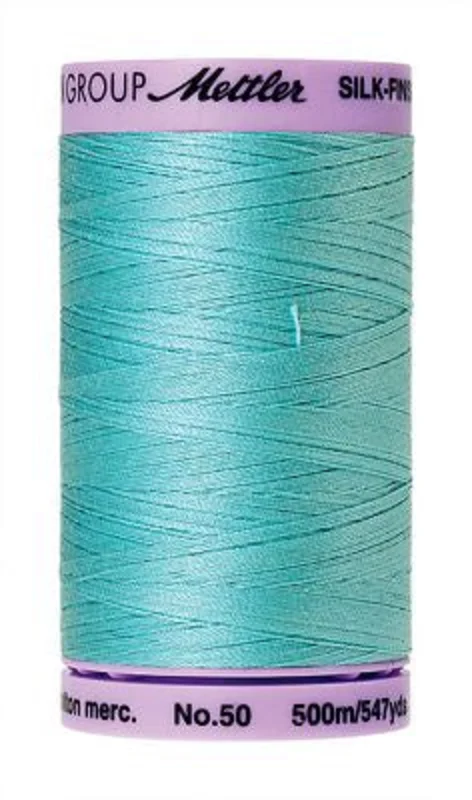 Mettler SILK-FINISH COTTON 50: 547yd-Blue Curacao 2792