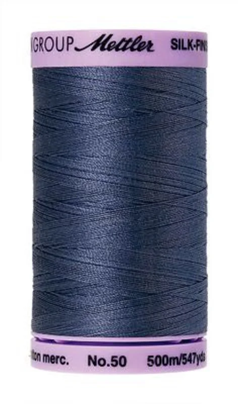 Mettler SILK-FINISH COTTON 50: 547yd-Blue Shadow 0311