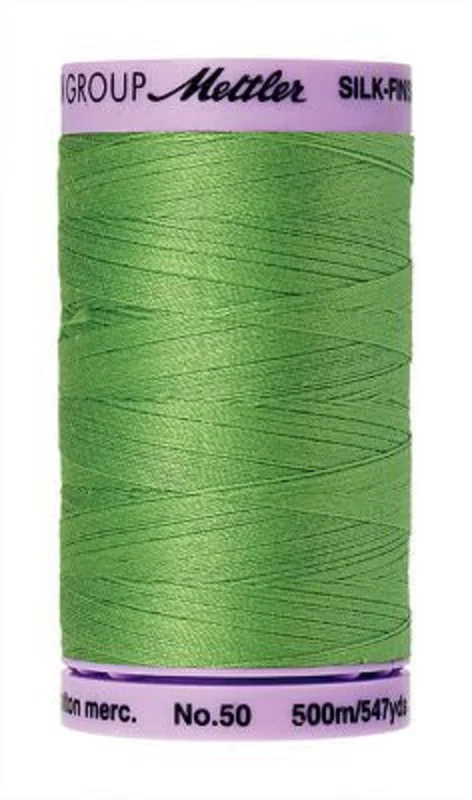 Mettler SILK-FINISH COTTON 50: 547yd-Bright Mint 0092