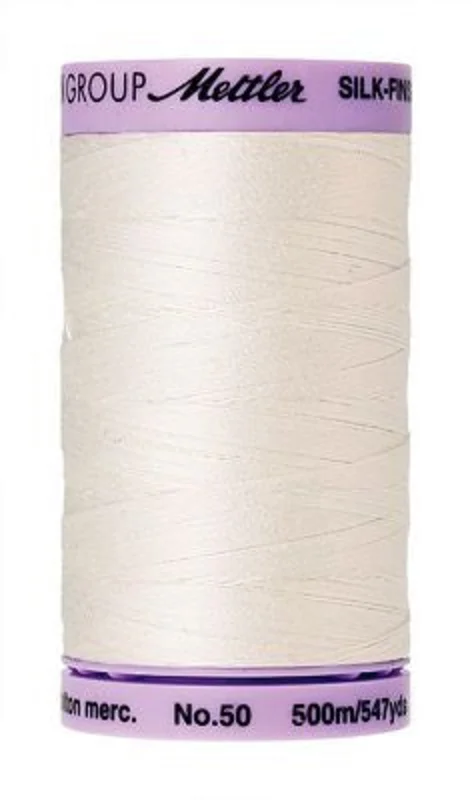 Mettler SILK-FINISH COTTON 50: 547yd-Candlewick 3000