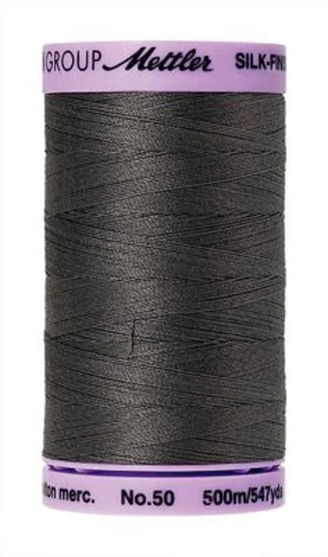 Mettler SILK-FINISH COTTON 50: 547yd-Dark Charcoal 0416