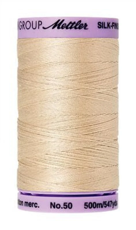 Mettler SILK-FINISH COTTON 50: 547yd-Eggshell 1000