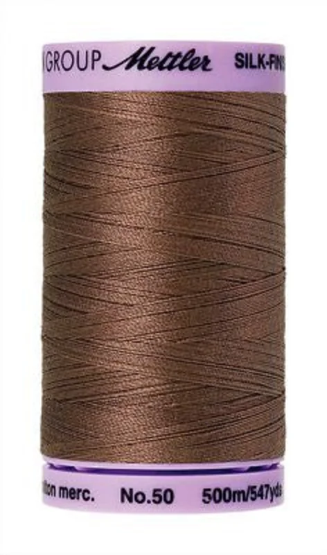 Mettler SILK-FINISH COTTON 50: 547yd-Espresso 1380