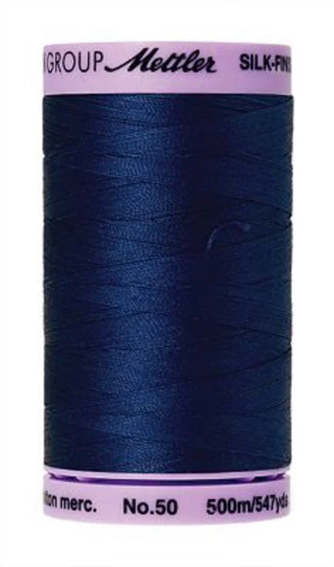 Mettler SILK-FINISH COTTON 50: 547yd-Imperial Blue 1304