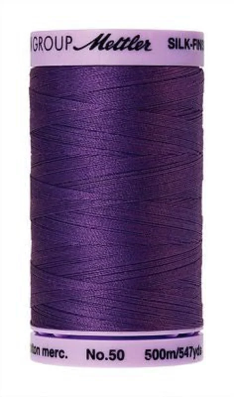 Mettler SILK-FINISH COTTON 50: 547yd-Iris Blue 0030