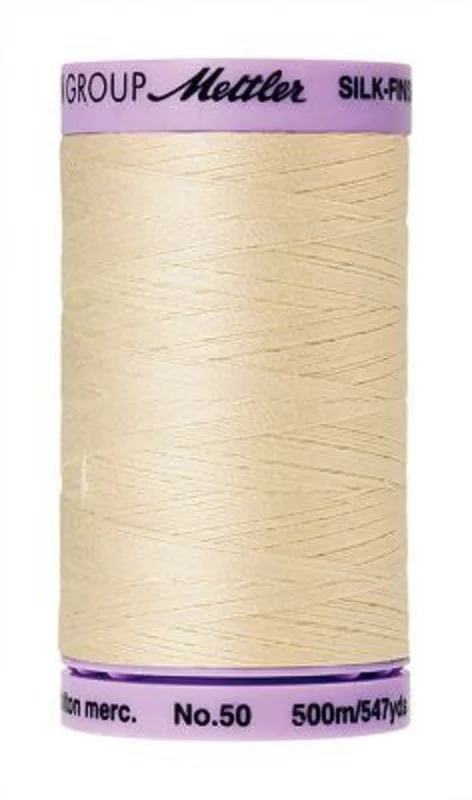 Mettler SILK-FINISH COTTON 50: 547yd-Muslin 0778