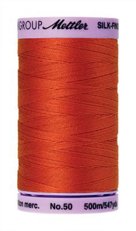 Mettler SILK-FINISH COTTON 50: 547yd-Paprika 0450