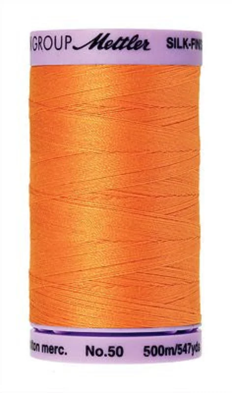 Mettler SILK-FINISH COTTON 50: 547yd-Pumpkin 0122