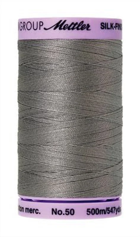 Mettler SILK-FINISH COTTON 50:  547yd-Rain Cloud 0322