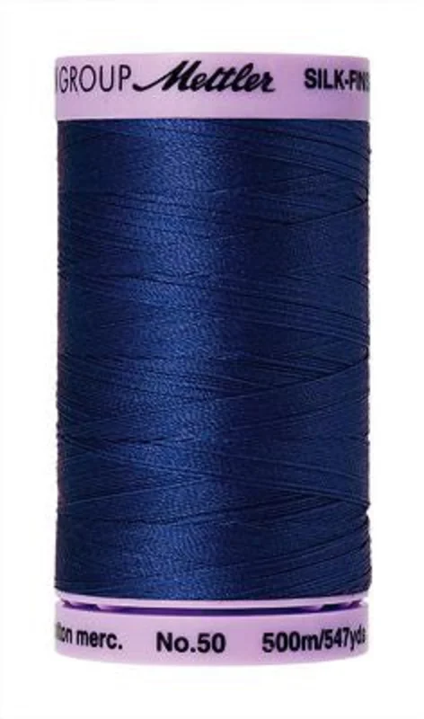 Mettler SILK-FINISH COTTON 50: 547yd-Royal Blue 1303