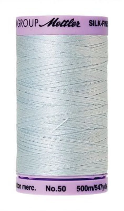 Mettler SILK-FINISH COTTON 50: 547yd-Starlight Blue 0039