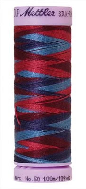 Mettler SILK-FINISH COTTON MULTI 50: 109yd-Berry Rich 9816