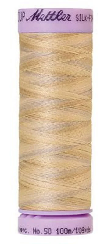 Mettler SILK-FINISH COTTON MULTI 50: 109yd-Pearl Tones 9854