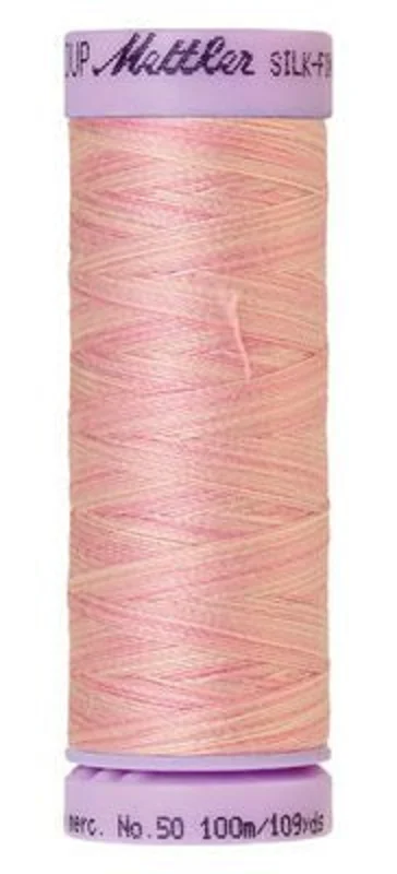 Mettler SILK-FINISH COTTON MULTI 50: 109yd-So Soft Pink 9837