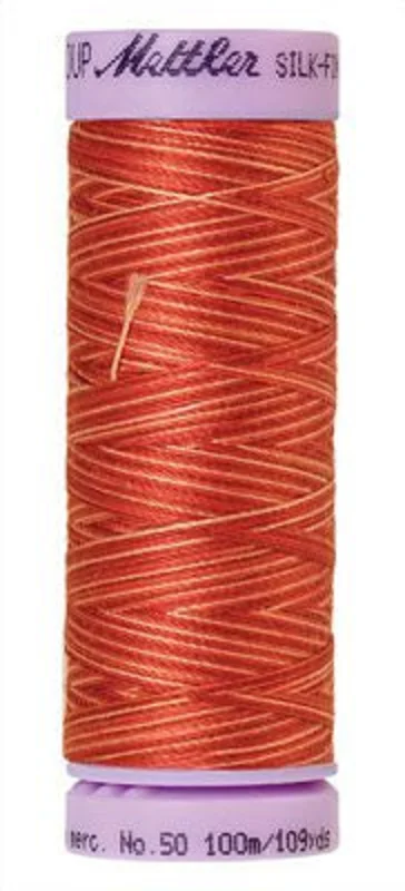 Mettler SILK-FINISH COTTON MULTI 50: 109yd-Terra Tones 9832